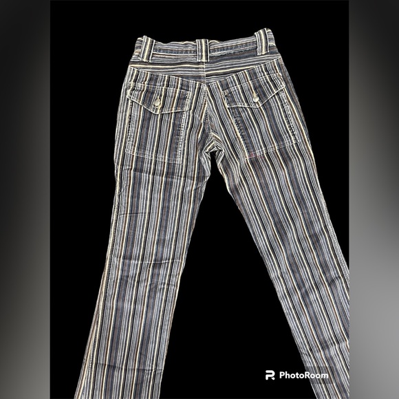 Joie - Corduroy striped pants with button pockets - 24 - Vintage - Picture 15 of 16